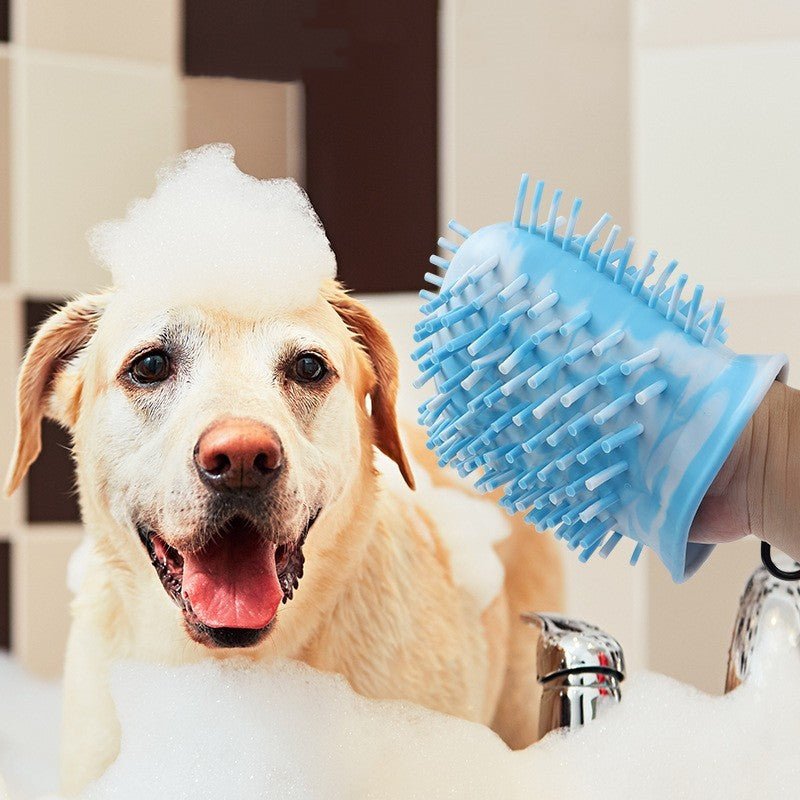 2 In 1 Dog Paw Cleaner Cup Soft Pet Dog Foot Cleaning Washer Brush Cup Portable Pet Foot Washer Paw Clean Brush Foot Cleaning Bucket Pet Products - Everpeakgoods