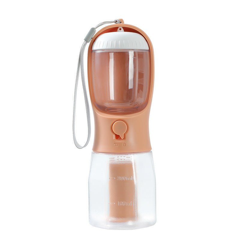 Dog Water Cup Drinking Food Garbage Bag Three-in-one Portable Small Multi-functional Pet Cups Pets Supplies - key words
