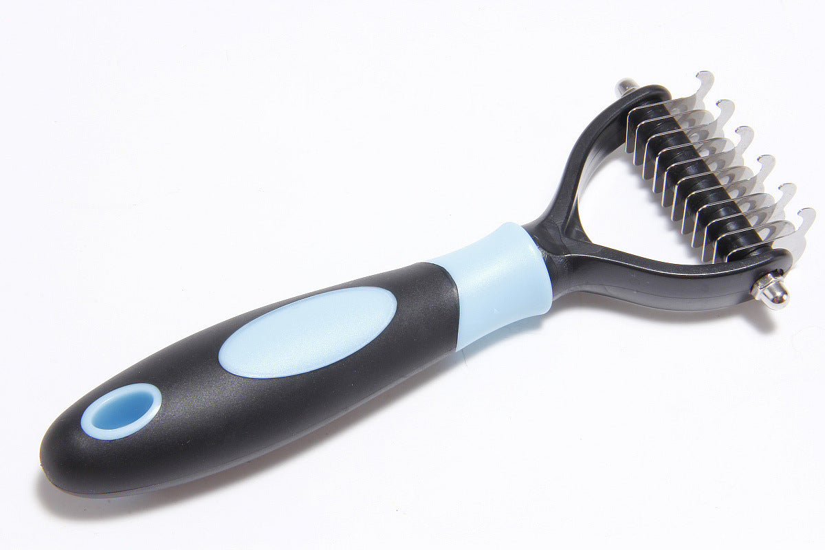 Pets Dematting Comb Pet Dog Cleaning Hair Removal Comb - key words