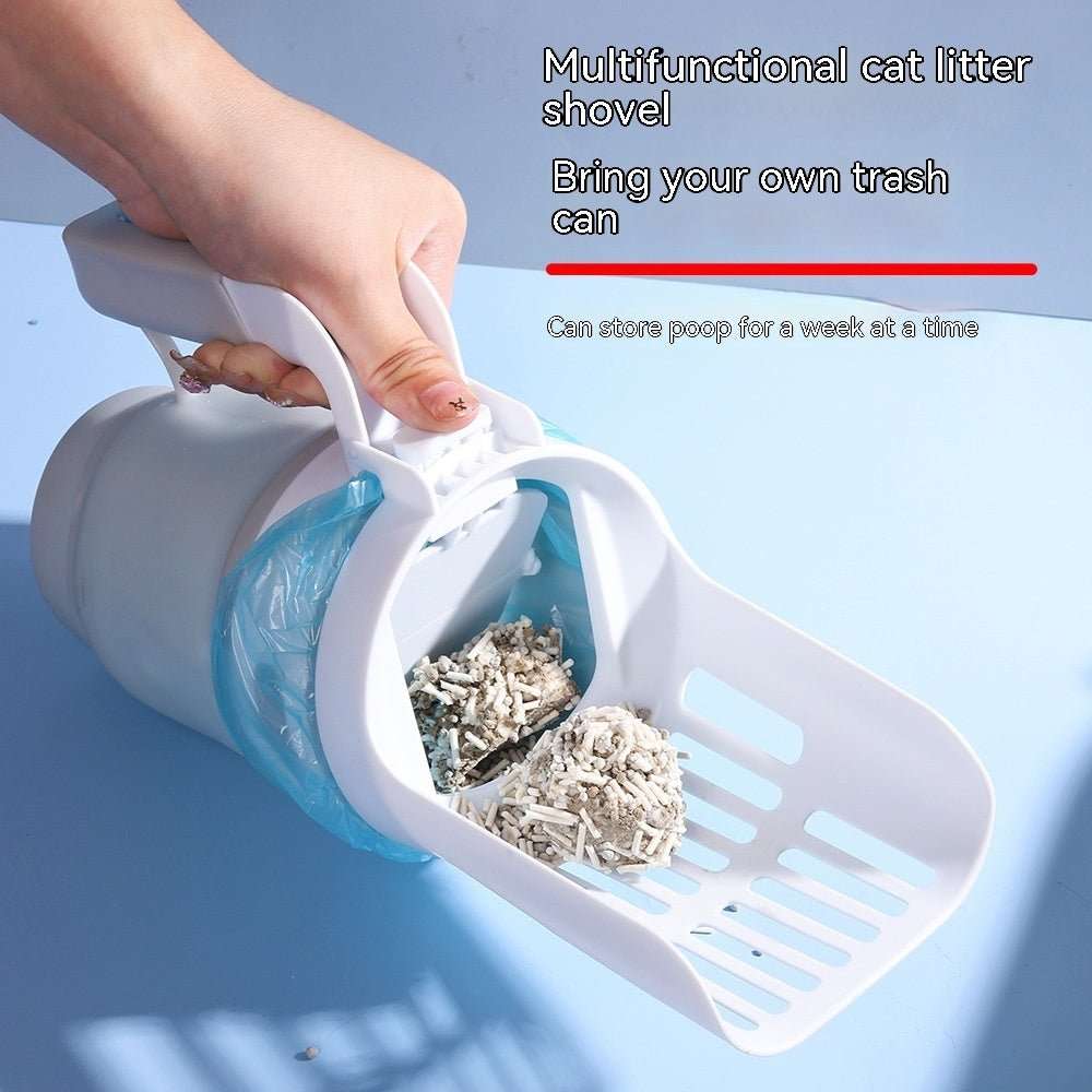 Upgrade Widen Cat Litter Shovel Scoop With Refill Bags Large Cat Litter Box Self Cleaning Cat Waste Bin System Pet Supplies Pet Products - key words