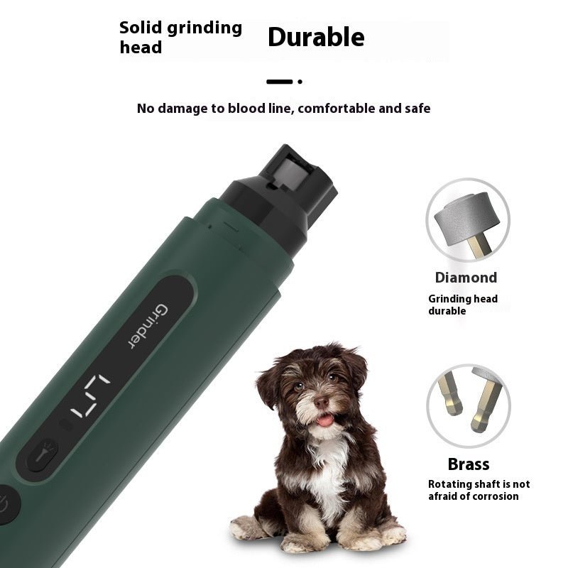 Dog Nail Grinder Electric Pet Nail Trimmers Rechargeable Cat Nail Grinders Super Quiet With 5-Speed Setting For Small Medium Large Dogs Cats Claw Care Pet Products - key words