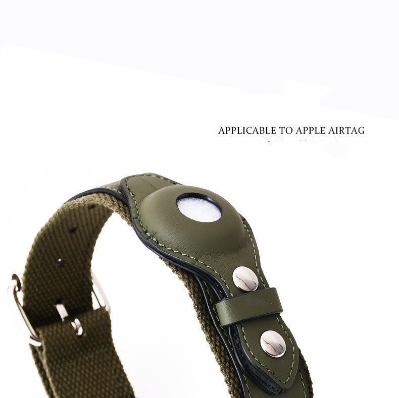Airtag Pet Collar Tracker Protective Cover Leather Collar - key words