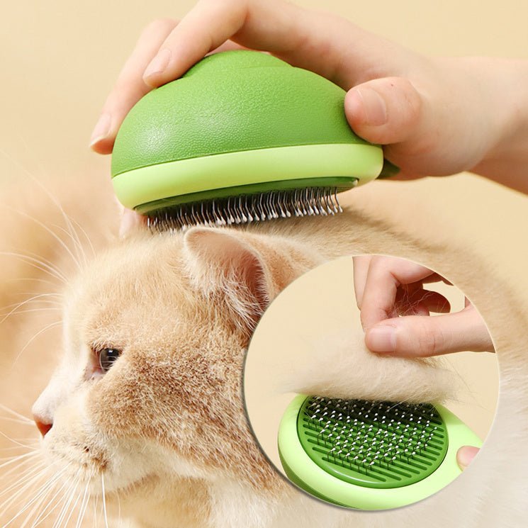 Cat Brush Hair Remover Cleaning Avocado Shaped Dog Grooming Tool Pet Combs Brush Stainless Steel Needle Pet Cleaning Care - key words