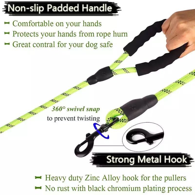 Small Medium Sized Pet Dog Luminous Leash Chain Puppies - key words