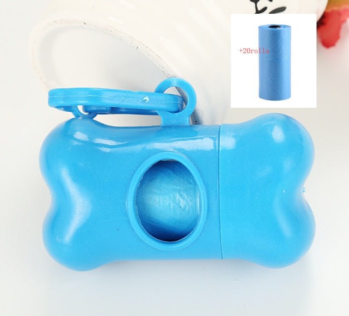 Pet bone type garbage bag dispenser - key words