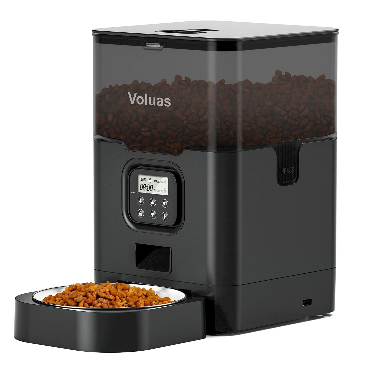 Household Pet Intelligent Automatic Double Meal Feeder - key words