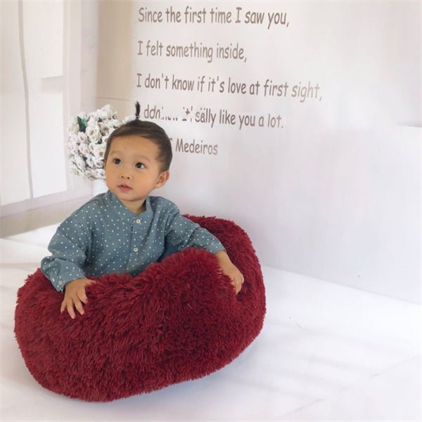 Round Long Hairy Autumn And Winter Nest Pad Cat Mattress - key words