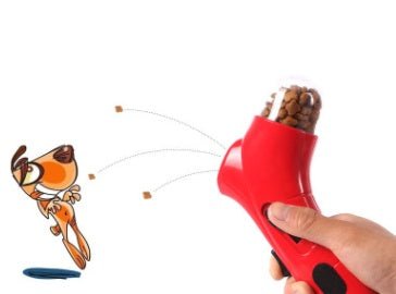 Pet Food Catapult Feeder Funny Dog Toy - key words