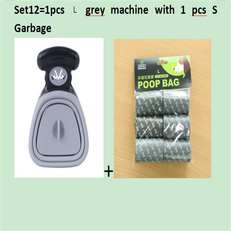 Dog Pet Travel Foldable Pooper Scooper With 1 Roll Decomposable bags Poop Scoop Clean Pick Up Excreta Cleaner Epacket Shipping - key words