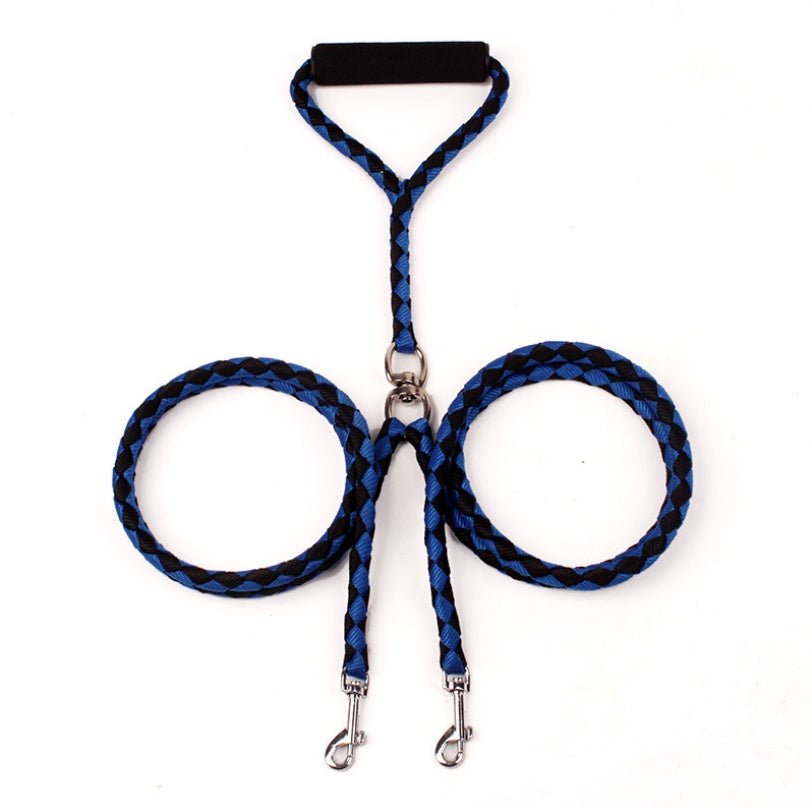 Pet Hand-knitted Traction Wear-resistant Dog Leash Double-ended Hand-knitted Braided Rope Outdoor Dog Leash - key words