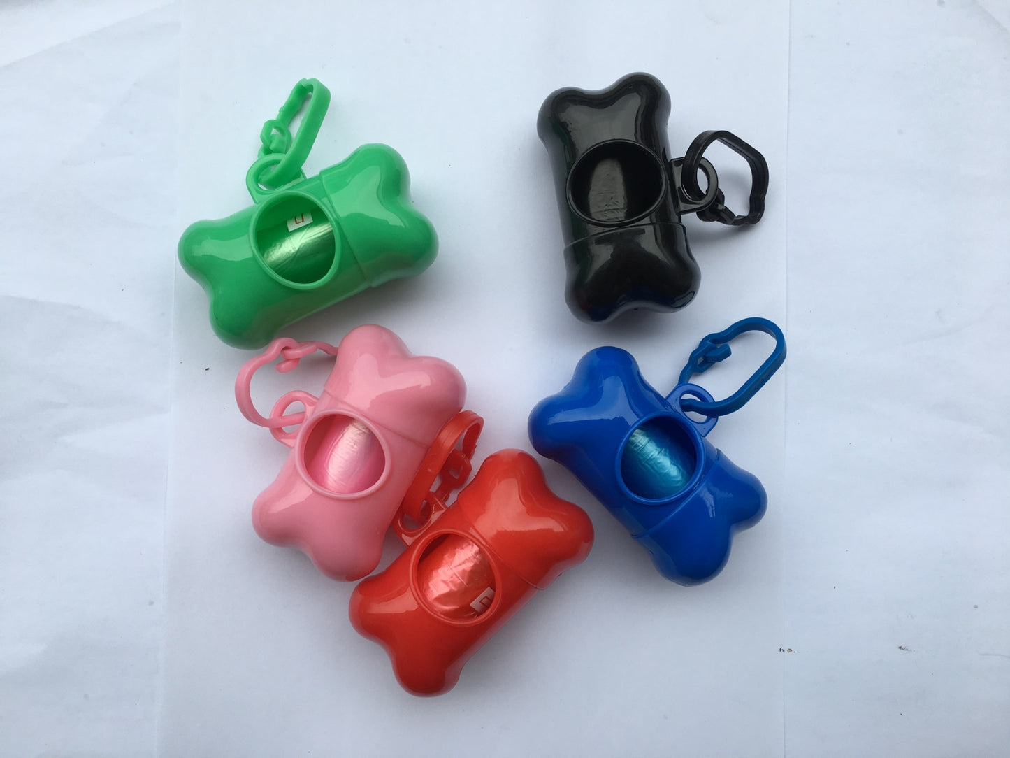 Pet bone type garbage bag dispenser - key words