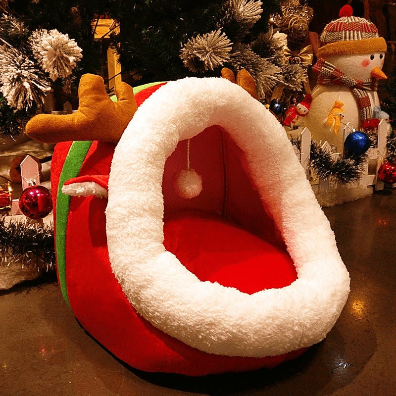 Cat Bed Indoor Soft Cats Houses Warm Cozy Cushion Bag Small Dog Removable Washable Tent Pet House Cat's Basket Pets Mat Supplies - key words