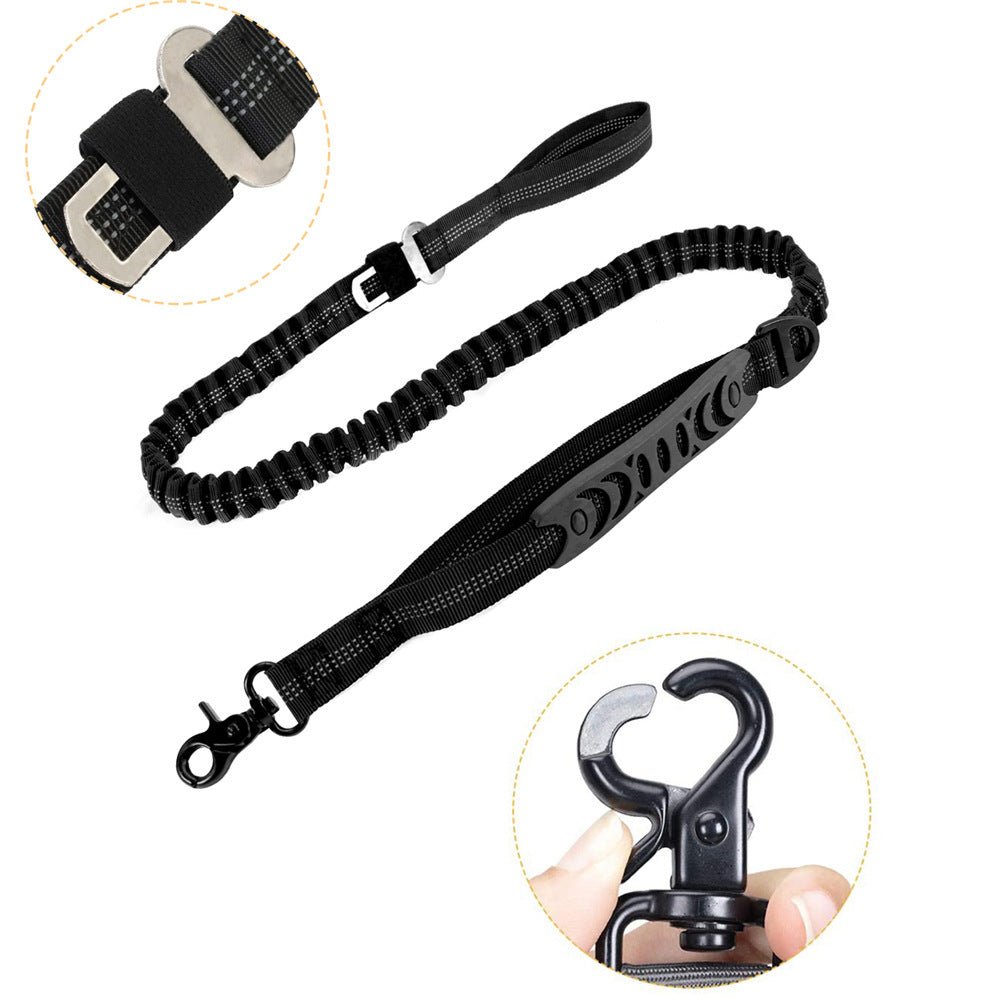 Dog Leash, Dog Leash For Large Dogs, Multifunctional Dog Leashes For Medium Dogs, Adjustable Dog Leash With Car Seatbelt, 4-6 FT Strong Bungee Dog Leash - key words