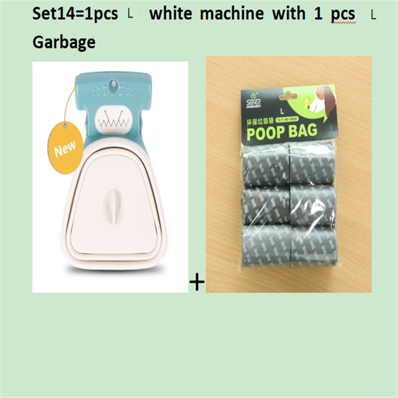 Dog Pet Travel Foldable Pooper Scooper With 1 Roll Decomposable bags Poop Scoop Clean Pick Up Excreta Cleaner Epacket Shipping - key words
