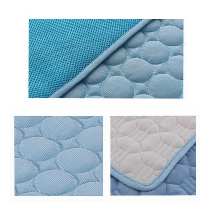 Pet Dog Cat Ice Silk Cold Nest Pad For Cooling In Summer - key words