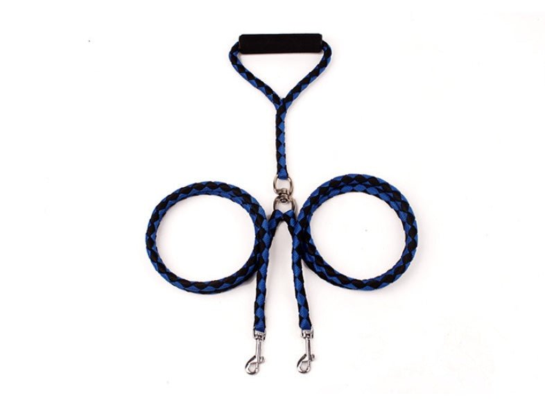 Pet Hand-knitted Traction Wear-resistant Dog Leash Double-ended Hand-knitted Braided Rope Outdoor Dog Leash - key words