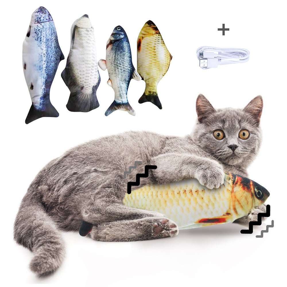 Without Cat Nip Version - Electric Jumping Fish Simulation Electric Fish Toy - key words