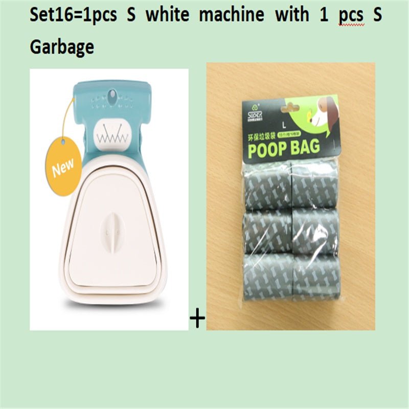 Dog Pet Travel Foldable Pooper Scooper With 1 Roll Decomposable bags Poop Scoop Clean Pick Up Excreta Cleaner Epacket Shipping - key words