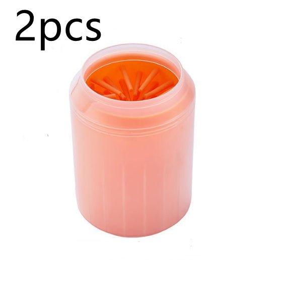 Pet Paw Cleaner Cleaning Kit Cup Soft Brush Can - key words