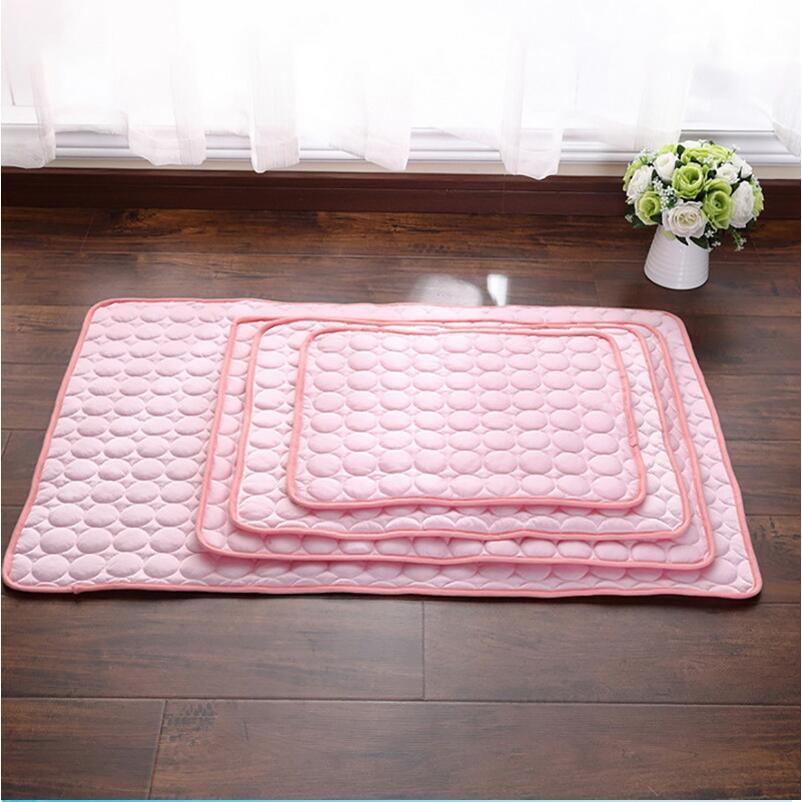 Pet Dog Cat Ice Silk Cold Nest Pad For Cooling In Summer - key words