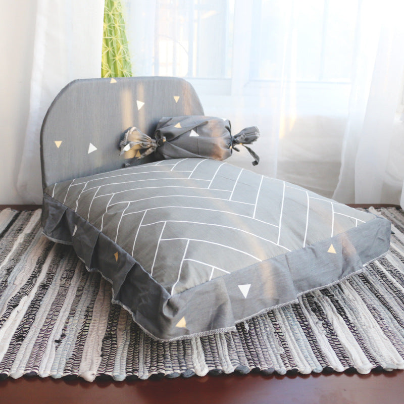 Teddy small dog pet bed - key words