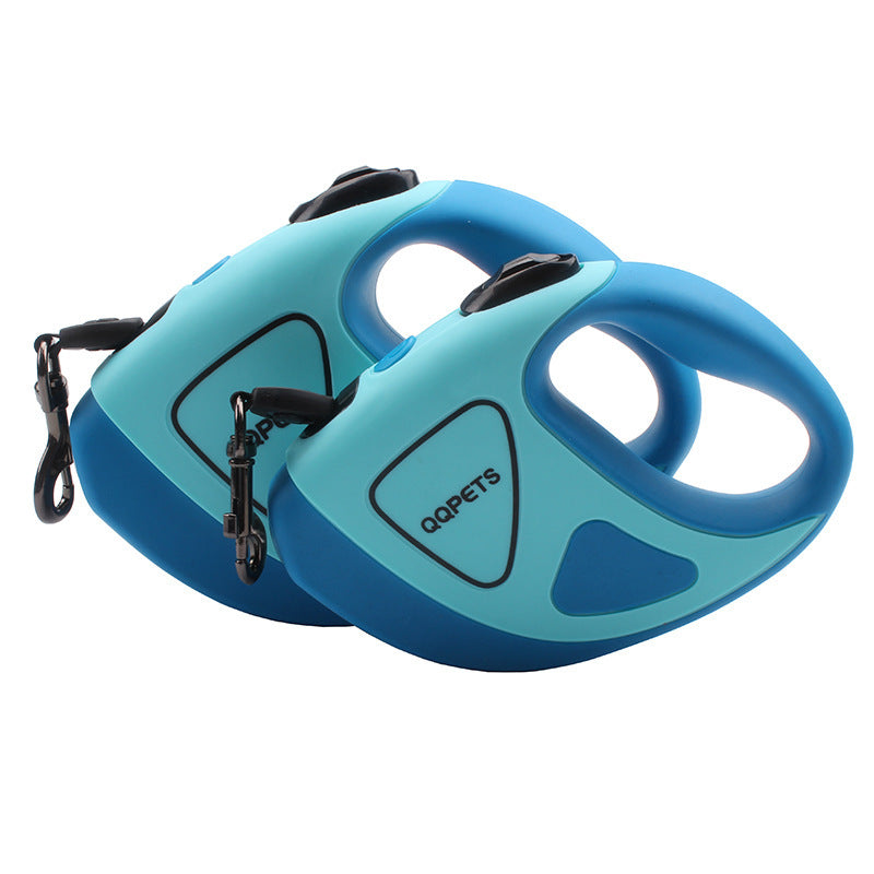Pet Dog Automatic Retractable Fiber Leash Night Safety LED Shining Automatic Stretching Dog Hand Holding Rope Pet Supplies - key words