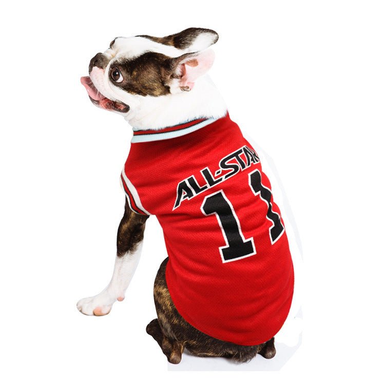 Hot World Cup Ball Spring And Summer Dog Vest Pet Supplies - key words
