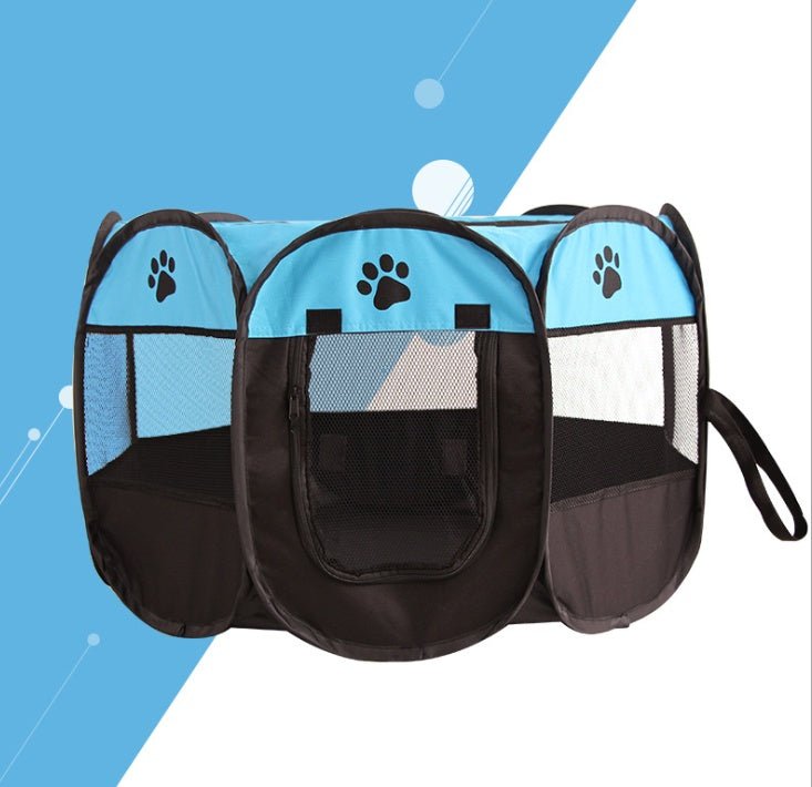 Folding Octagonal Pet Fence Oxford Cloth Cat And Dog Kennel - key words