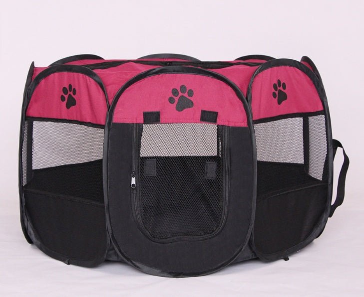 Folding Octagonal Pet Fence Oxford Cloth Cat And Dog Kennel - key words