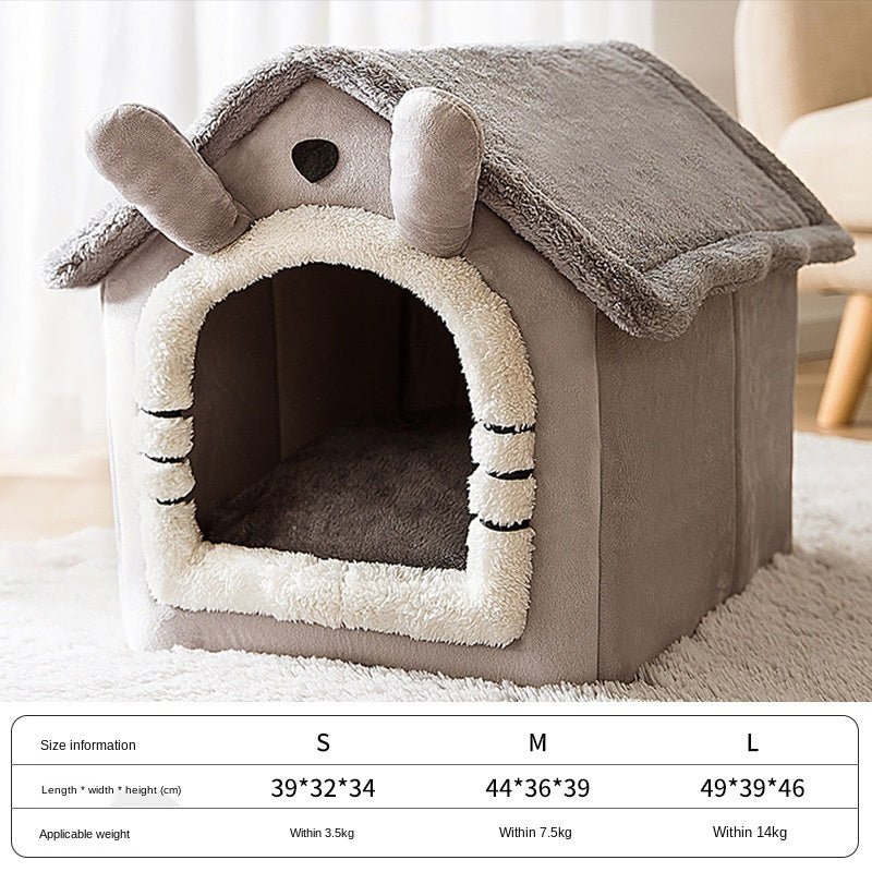 Pet Bed Small Dog Teddy Cat Litter Four Seasons Universal Dog House Dog Bed Pets Supplies - key words