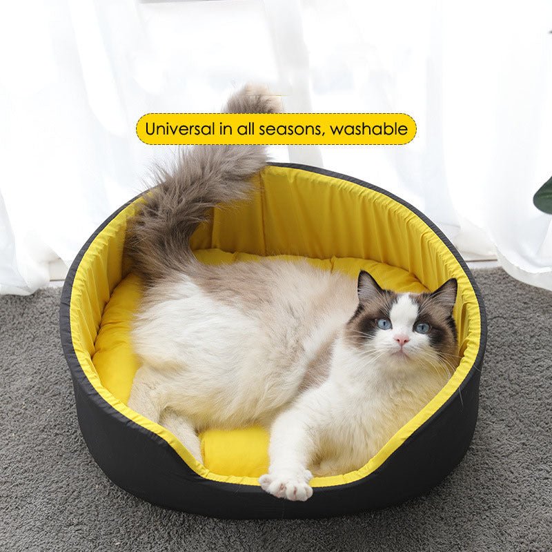 New winter pet kennel Universal washable dog kennel for all seasons Winter warm and deep sleep cat kennel for cats - key words
