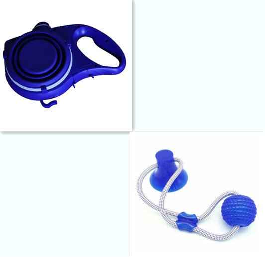 Pet Supplies With Water Bottle, Cup, Pet Rope - key words