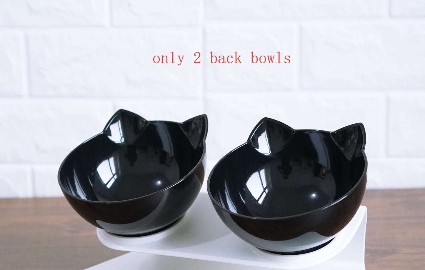 New Inclined Food Cat Ear Oblique Mouth Transparent Single Pet Bowl - key words