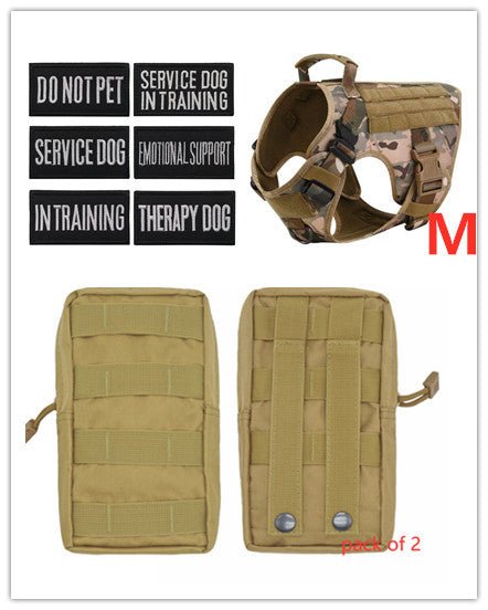 Military Tactical Dog Harness German Shepherd Adjustable Pet Dog Back - key words