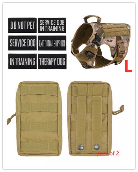Military Tactical Dog Harness German Shepherd Adjustable Pet Dog Back - key words