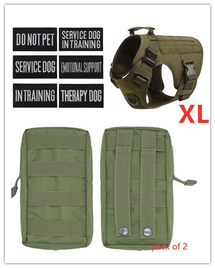 Military Tactical Dog Harness German Shepherd Adjustable Pet Dog Back - key words