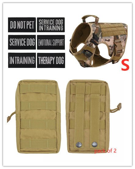 Military Tactical Dog Harness German Shepherd Adjustable Pet Dog Back - key words