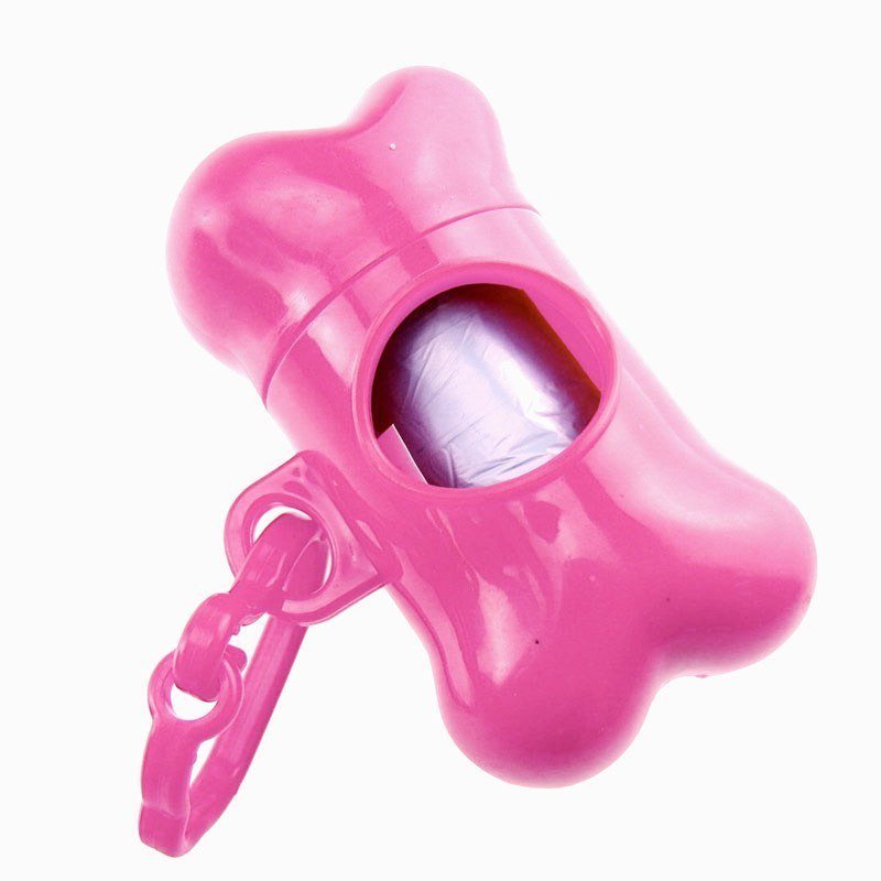 Pet bone type garbage bag dispenser - key words