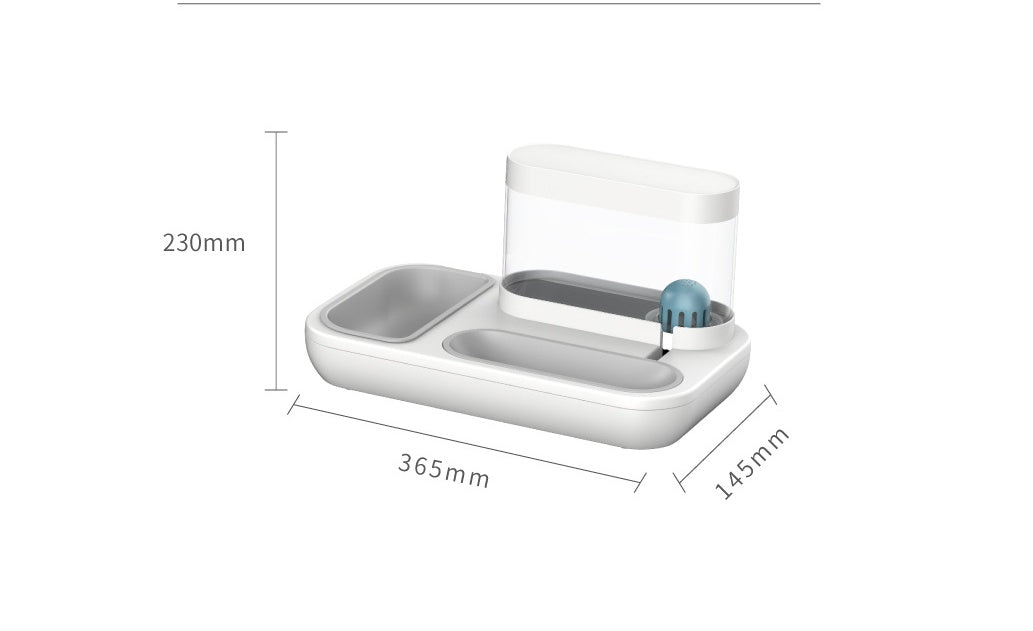 4 Style Pet Cat Bowl Dog for Cats Feeder Bowls Kitten Automatic Drinking Fountain 1.5L Capacity Puppy Feeding Waterer Products - Everpeakgoods
