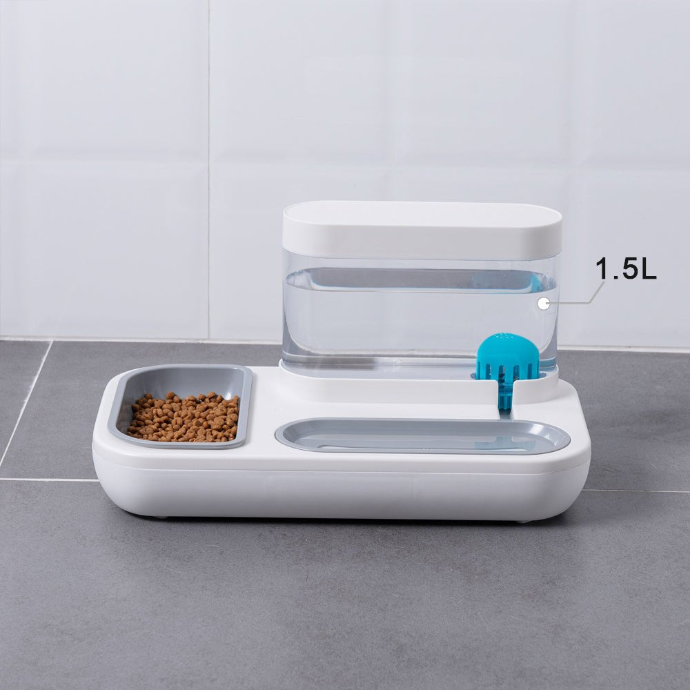 4 Style Pet Cat Bowl Dog for Cats Feeder Bowls Kitten Automatic Drinking Fountain 1.5L Capacity Puppy Feeding Waterer Products - Everpeakgoods