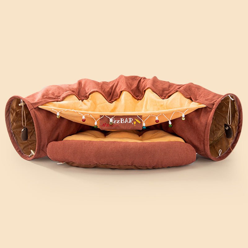 Collapsible Cat Tunnel Durable Washable Collapsible - key words