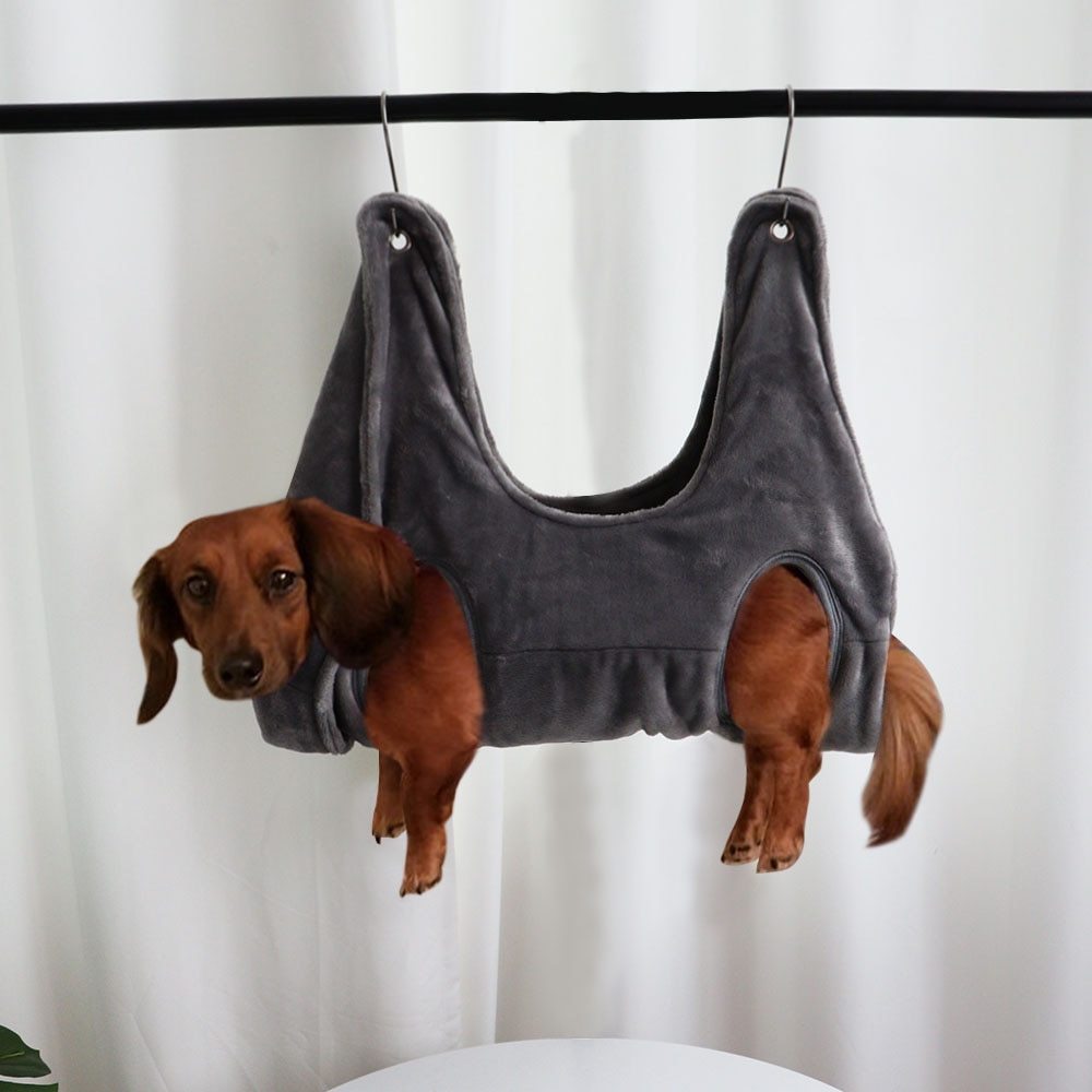 Pet Nails Trimming Pet Grooming Hammock - key words