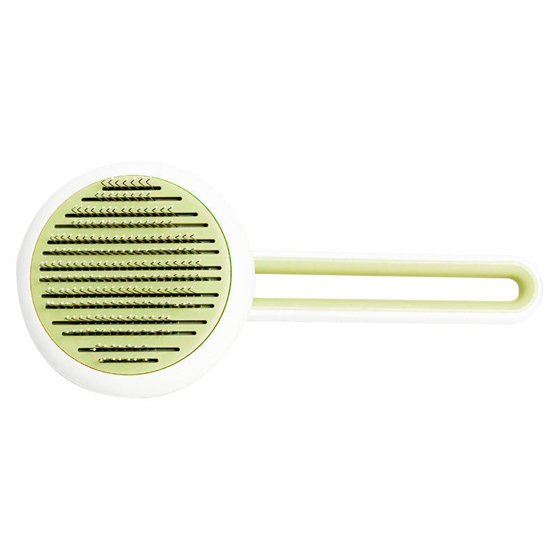 Pet Dog Hair Remover Cat Brush Grooming Tool Automatic Massage Comb Round Hair Brush For Cat Dog Pet Supplies - key words
