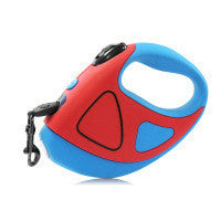 Pet Dog Automatic Retractable Fiber Leash Night Safety LED Shining Automatic Stretching Dog Hand Holding Rope Pet Supplies - key words