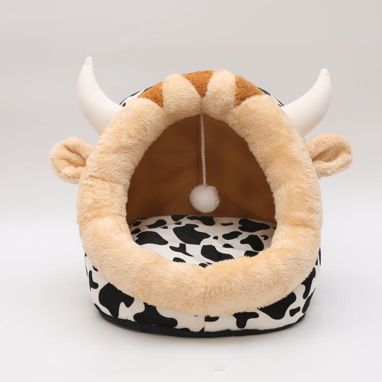 Cat Bed Indoor Soft Cats Houses Warm Cozy Cushion Bag Small Dog Removable Washable Tent Pet House Cat's Basket Pets Mat Supplies - key words