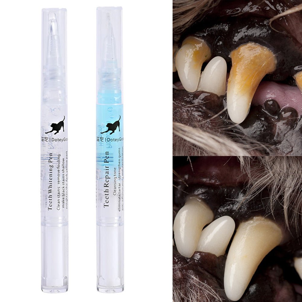 Pet Teeth Repairing Kit For Dog Cat Teeth Cleaning Pen Kit - key words