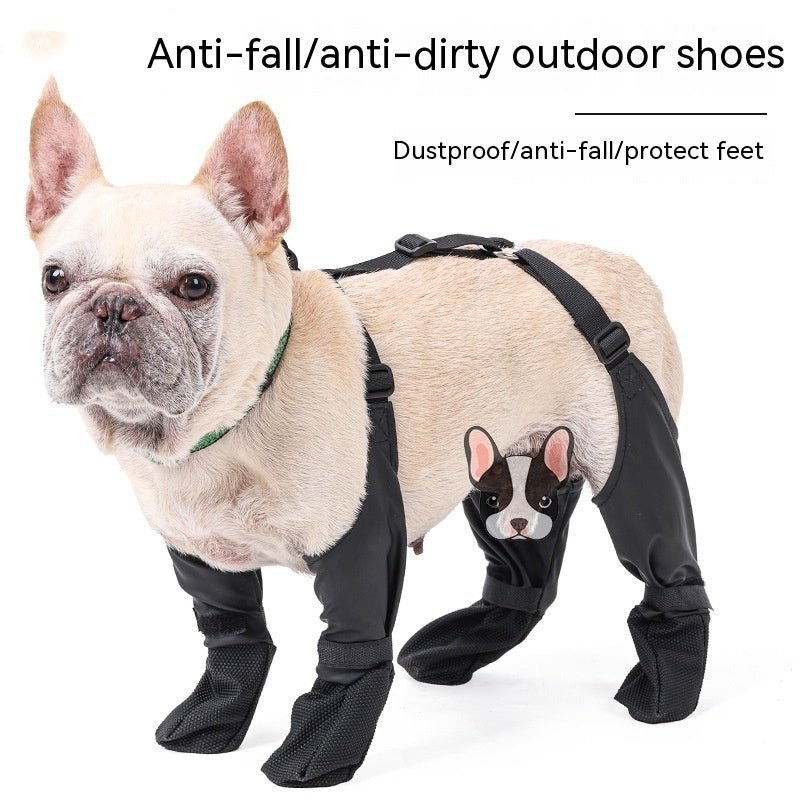 Waterproof Dog Shoes Adjustable Dog Boots Pet Breathbale Shoes For Outdoor Walking Soft French Dog Shoes Pets Paws Protector Pet Products - key words