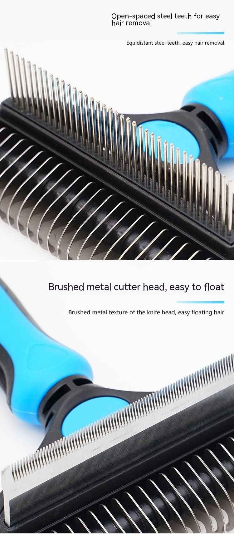 Pet Hair Unknotting Comb Thin Comb Two-in-one Beauty Products