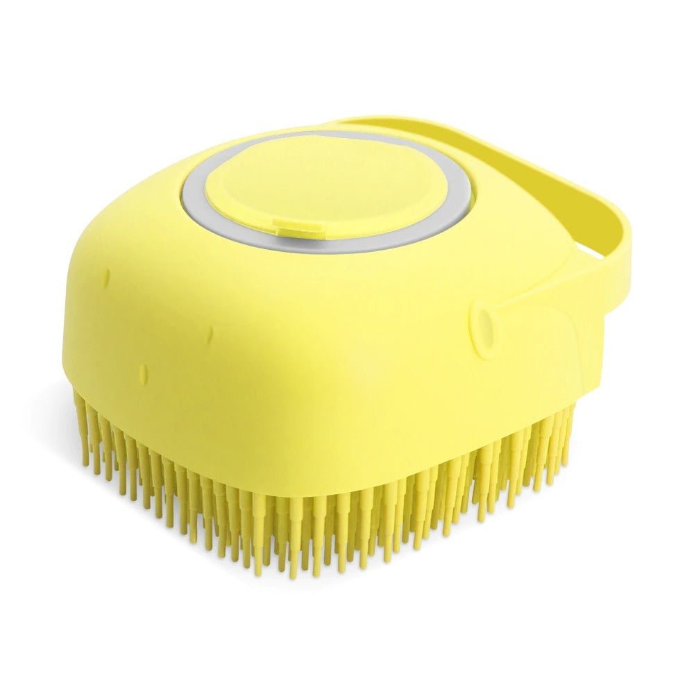 Pet Dog Shampoo Massager Brush Cat Massage Comb Grooming Scrubber Shower Brush For Bathing Short Hair Soft Silicone Brushes - key words
