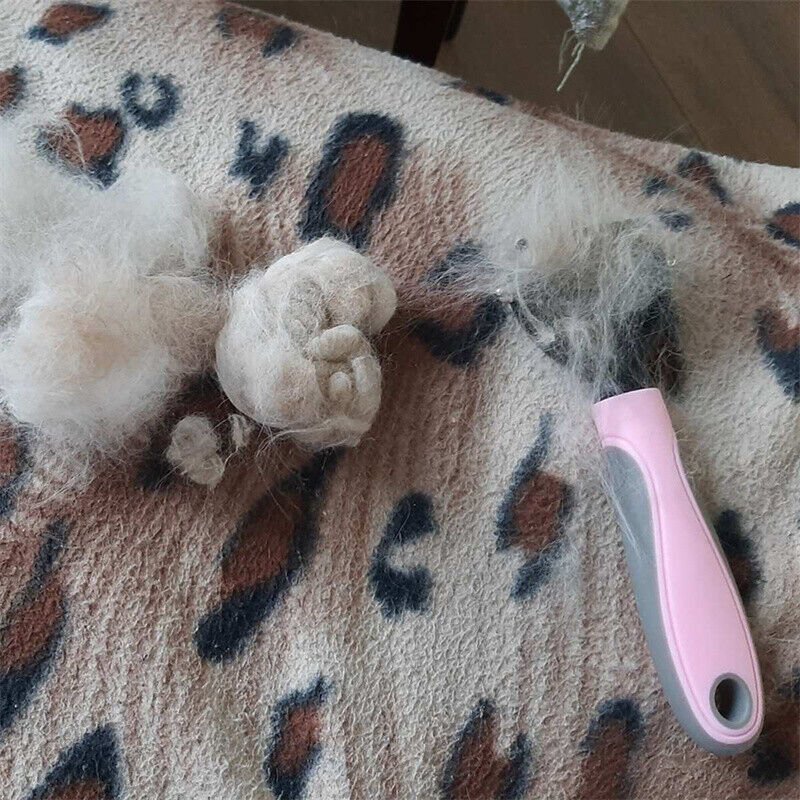 Grooming Brush For Pet Dog Cat Deshedding Tool Rake Comb Fur Remover Reduce 2-Side Dematting Tool For Dogs Cats Pets Grooming Brush Double Sided Shedding And Dematting Undercoat Rake Hair Removal Comb - key words